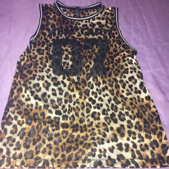 Forever 21 cheetah jersey - Picture 1 of 3